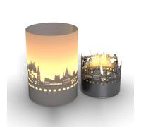 Budapest Skyline Gift Tube Shadow Play Candle - Illuminate Your Space with Iconic Silhouettes - Perfect Souvenir