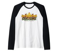 Budapest - The Star of The Danube Raglan Baseball Tee