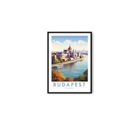 Budapest Travel Print, Budapest Travel Poster, United Kingdom Print, Travel Decor, Popular Print, Birthday Gift, 6x4/7x5/8x10/A3/A4 (6 x 4 Inches Unframed)