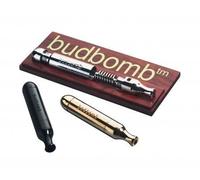 BUDBOMB tobacco pipe with extended smoke path in -BLACK- PatchouliWorld