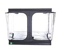 Budbox Lite Range - 1.2M Up To 2.4M Silver Mylar Grow Room Tents Hydroponics (LITE - 120 x 120 x 180)