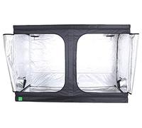 Budbox Lite Range - 1.2M Up To 2.4M Silver Mylar Grow Room Tents Hydroponics (LITE - 120 x 120 x 200)
