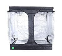 Budbox Lite Range - 1.2M Up To 2.4M Silver Mylar Grow Room Tents Hydroponics (LITE - 200 x 200 x 200)