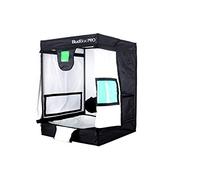 Budbox Pro 75 Series 0.75m x 0.75m - White & Silver Lining Indoor Grow Tents (75 x 75 x 100 - Silver Small)