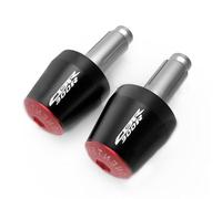 BUDDATE Universal For H&ONDA CBR300R Motorcycle Handlebar Grips End Cap Anti Vibration Silder Plug CBR300R CB300F FA 2014-2019 2017 2018 Parts(Red)