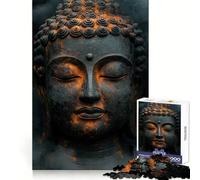 Buddha 1000 Piece Jigsaw Puzzles for Teenagers Critical Think Time Well Spent Firm Fit Unique Xmas Gift (50x75cm)