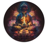 Buddha 1000 Pieces Puzzles for Adults 1000Pc Adults Round Jigsaw Puzzle Gift for Men And Women, Daily & Special Occasion 67.5x67.5cm