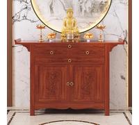 Buddha Altar Shelf Shrine, Fengshui Statue Display Cabinet for Wealth God Placement