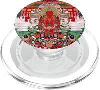 Buddha Amitayus in His Pure Land Tibetan Buddhist Thangka PopSockets PopGrip for MagSafe