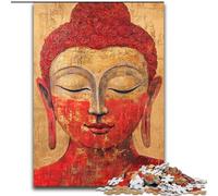Buddha Art Adult Jigsaw Puzzles 1000, Challenging Game And Family Play with Matching Poster And Trivia Sheet (26x38cm)