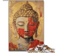 Buddha Art Adult Jigsaws 1000 Pieces Difficult, Suitable for Ages 14 And Up Family Fun It Is Ideal As A Gift for The Whole Family (26x38cm)