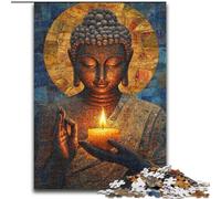 Buddha Art JigsawPuzzle 1000 Pieces for Teenagers, Suitable for People Aged 14 And Above Home Decoration Gift Ideas (50x75cm)