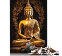 Buddha Art Puzzle for Adults And Teenagers 1000 Pieces Wooden Puzzles for Adults Puzzles for Teenagers Age 12 Years Up 1000pcs (75x50cm)