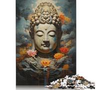 Buddha Art Puzzles for Adults 1000 Piece Puzzle for Teenager Age 12 Years Up Christmas Eve Gifts 1000pcs (75x50cm)