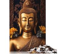 Buddha Art Puzzles for Adults 1000 Piece Puzzle for Teenager Age 12 Years Up Christmas Eve Gifts 1000pcs (38x26cm)