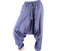 BUDDHA arts&more Harem Trousers from Nepal - Blue - One Size