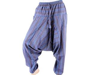 BUDDHA arts&more Harem Trousers from Nepal - Blue - One Size