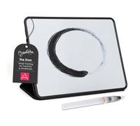 Buddha Board Enso: Portable Water Painting w/Brush & Portable for Mindfulness & Meditation Anywhere You Go - Inkless Drawing Board, Painting & Art Supplies - Ideal Meditation Gifts (10” x 7”)