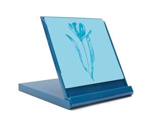 Buddha Board Mini Art Set: Water Drawing Writing Board w/Mini Water Brush for Mindfulness & Meditation - Zen Based Drawing Board - Painting & Art Supplies - Ideal Relaxation Gifts (5” x 5”,Aqua)