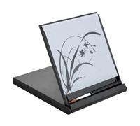 Mini Buddha Board Art Set: Water Drawing Writing Board w/Mini Water Brush for Mindfulness & Meditation - Zen Based Drawing Board - Painting & Art Supplies - Ideal Relaxation Gifts (12 x 12cm, Red)