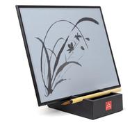 Buddha Board | Original 30x24x0,6 | Highly Absorbent Surface | Includes Board/Chalkboard, Waterproof Support and Bamboo Brush