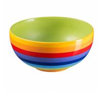 Buddha-Buddha Rainbow Stripe Ceramic Bowl