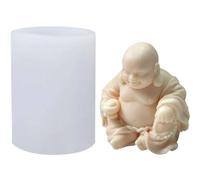 Buddha Çandle old - 8x6 cm Silicone Craft Shape, Reusable Flexible Casting Tool | Modern Meditation Statue for DIY, Soap, Art, Aromatherapy, Home Studio, Tra