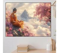 Buddha Diamond Art Landscape Large Diamond Painting 200x150cm 2025 New Crystal Art DIY 5D Full Square Gem Adults Crafts, Rhinestone Embroidery Cross Stitch Crafts Home Wall Room Decoration zhad229
