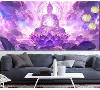 Buddha Diamond Art Painting Lotus Diamond Painting Kits for Adults,Square Full Drill Gem Arts and Crafts Pictures Embroidery Cross Stitch Canvas Paint by Numbers for Kids,Gifts Women 20x48in LT-31