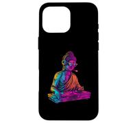 Buddha DJ Turntable DJ Buddha Techno EDM House Buddhism Case for iPhone 16 Pro Max
