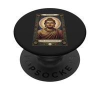Buddha Enlightenment Dharmachakra Spiritual Awakening Tarot PopSockets Adhesive PopGrip