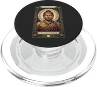 Buddha Enlightenment Dharmachakra Spiritual Awakening Tarot PopSockets PopGrip for MagSafe