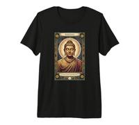 Buddha Enlightenment Dharmachakra Spiritual Awakening Tarot Premium T-Shirt