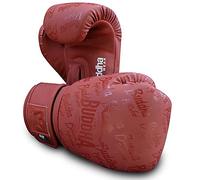 Buddha Fight Wear. Training and Combat Gloves, Special Edition, Handmade, Boxing, Muay Thai, Kick Boxing and MMA Model Top Premium Matte Bordeaux 12 Ounce
