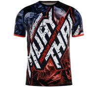 Buddha Fight Wear Unisex Muay Thai Boxing MMA Kick Boxing Dry Fit Top Short Sleeve T-Shirt, multicoloured, S
