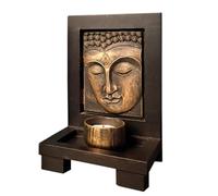 Buddha Figurine Candlestick Desktop Adornment for Relaxation Home Decor