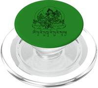 Buddha Green Tara Mantra Tibetan Buddhism Vajrayana PopSockets PopGrip for MagSafe