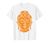 Buddha Head Buddhist Wisdom Value Graphic T-Shirt, Men, White, L