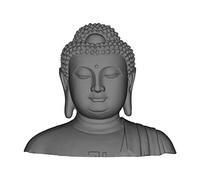 Buddha Head Design Candle Mold Decorating Candle Silicone Molds Resin Crafts Mould Plaster Concrete Statue Silicone Moulds
