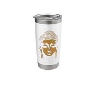 Buddha Head Siddhartha Gautama Stainless Steel Insulated Tumbler