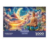 Buddha in Dream 1000 Pc Puzzle for Wall Decor - Buddha (moonlit) Inch Suitable for Decompression And Wall Decor for Adults70x50cm/1000pcs