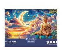 Buddha in Dream Jigsaws 1000 Piece Puzzle Colourful Challenging Brainteasing Educational Games for Adults Kids 38x26cm/1000pcs