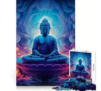 Buddha in Nature 1000 Piece Teenager Puzzles Clear Thinking Gentle Pastime Precise Edges Ideal Xmas Gift (50x75cm)