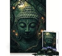 Buddha in The Forest 1000 Piece Jigsaws for Adults Puzzle Logical Think Restful Pleasure Seamless Lock (38x52cm)