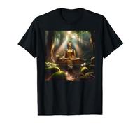 Buddha in the Forest Value Graphic T-Shirt
