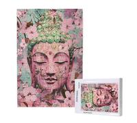 Buddha Jigsaw Puzzles for Adults 1000 Religion Puzzles for Adults Wooden, Funny/Difficult/Impossible/Challenging Decompression Games, As a Birthday for Women and Men ML-494