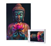 Buddha Jigsaw Puzzles for Adults 120 Religion Puzzles for Adults Wooden, Funny/Difficult/Impossible/Challenging Decompression Games, As a Birthday for Women and Men ML-1600