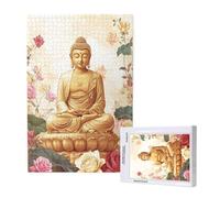Buddha Jigsaw Puzzles for Adults 4000 Flower Puzzles for Adults Wooden, Funny/Difficult/Impossible/Challenging Decompression Games, As a Birthday for Women and Men ML-1118
