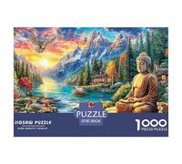 Buddha LandscapePhenomenal 1000-Piece Jigsaw Puzzles for Adults The Definitive Encounter with Impossible, Hard, Difficult Challenging Puzzle Games - This Is The Crowning Gift Jigsaw Puzzles for Adult