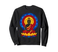 Buddha Lotus Flower Buddhism Spirituality Zen Meditation Sweatshirt